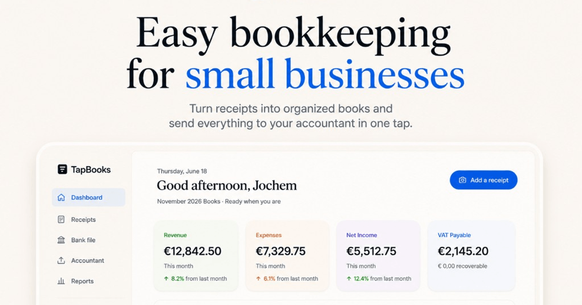 TapBooks — official preview image